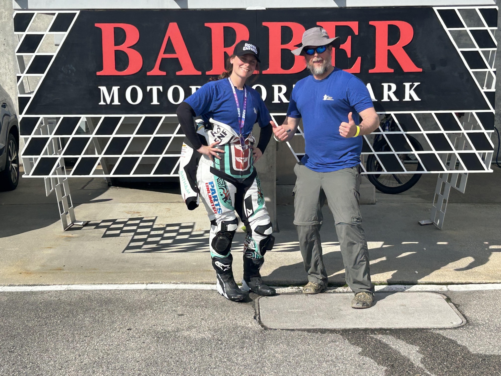 Kate and Chris West at Barber Motorsports Park